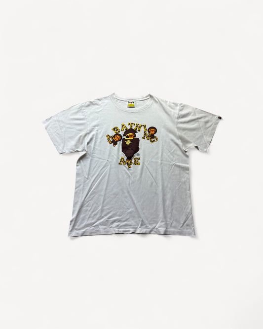 BAPE WHITE T-SHIRT (L)