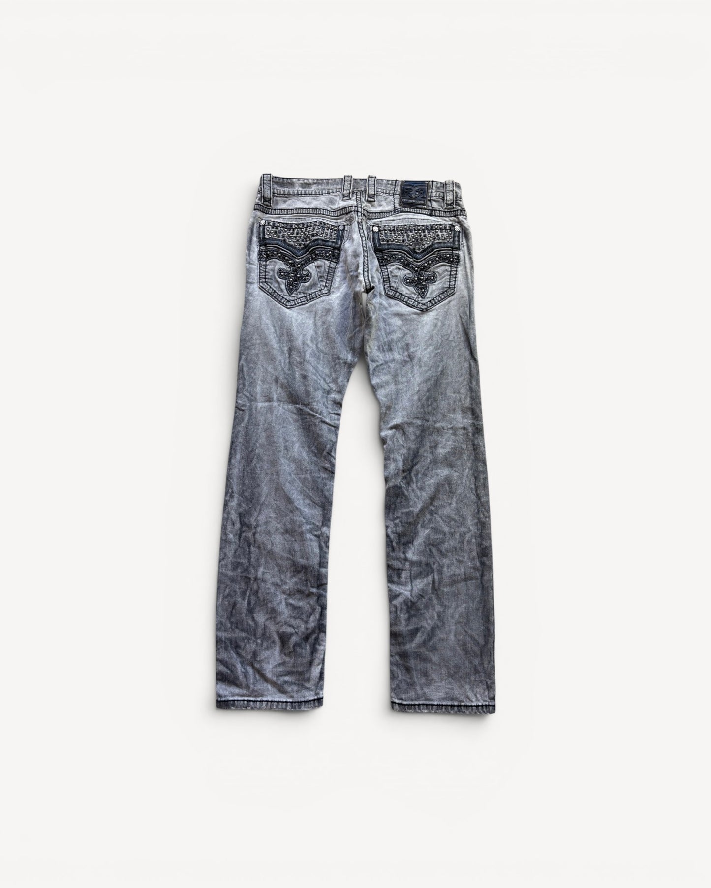 ROCK REVIVAL JEANS W34 L34 #RR48