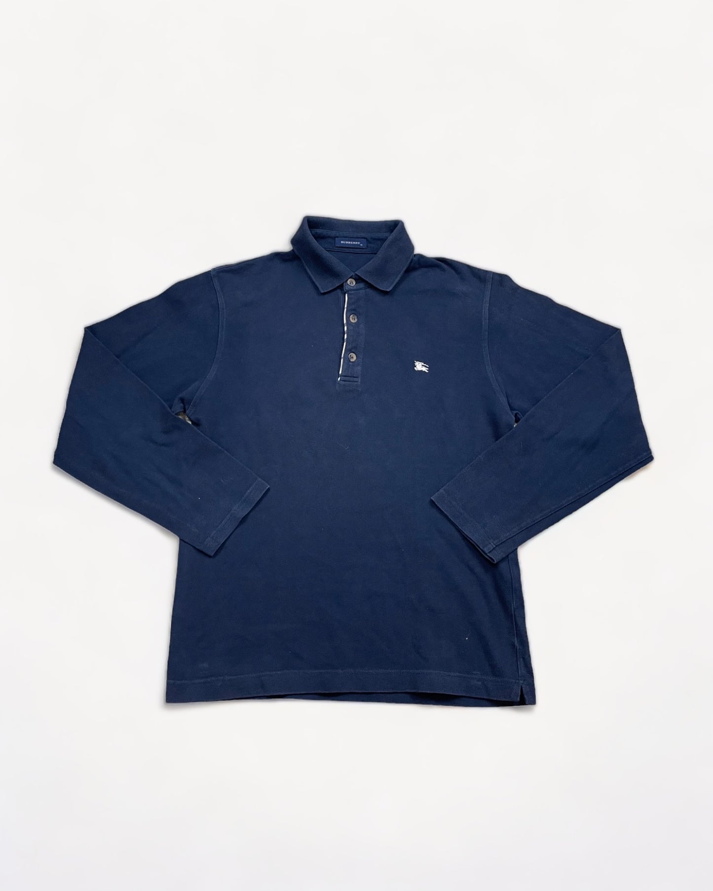 BURBERRY LONGSLEEVE POLO SHIRT (S)