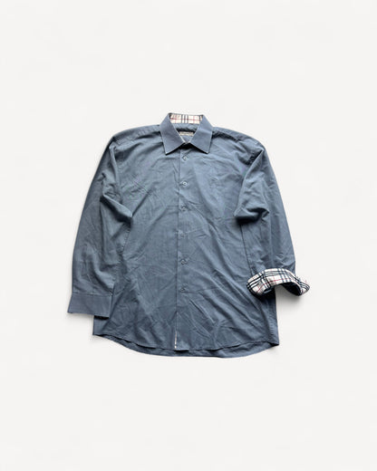 BURBERRY GREY SHIRT (XL)
