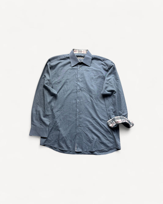 BURBERRY GREY SHIRT (XL)
