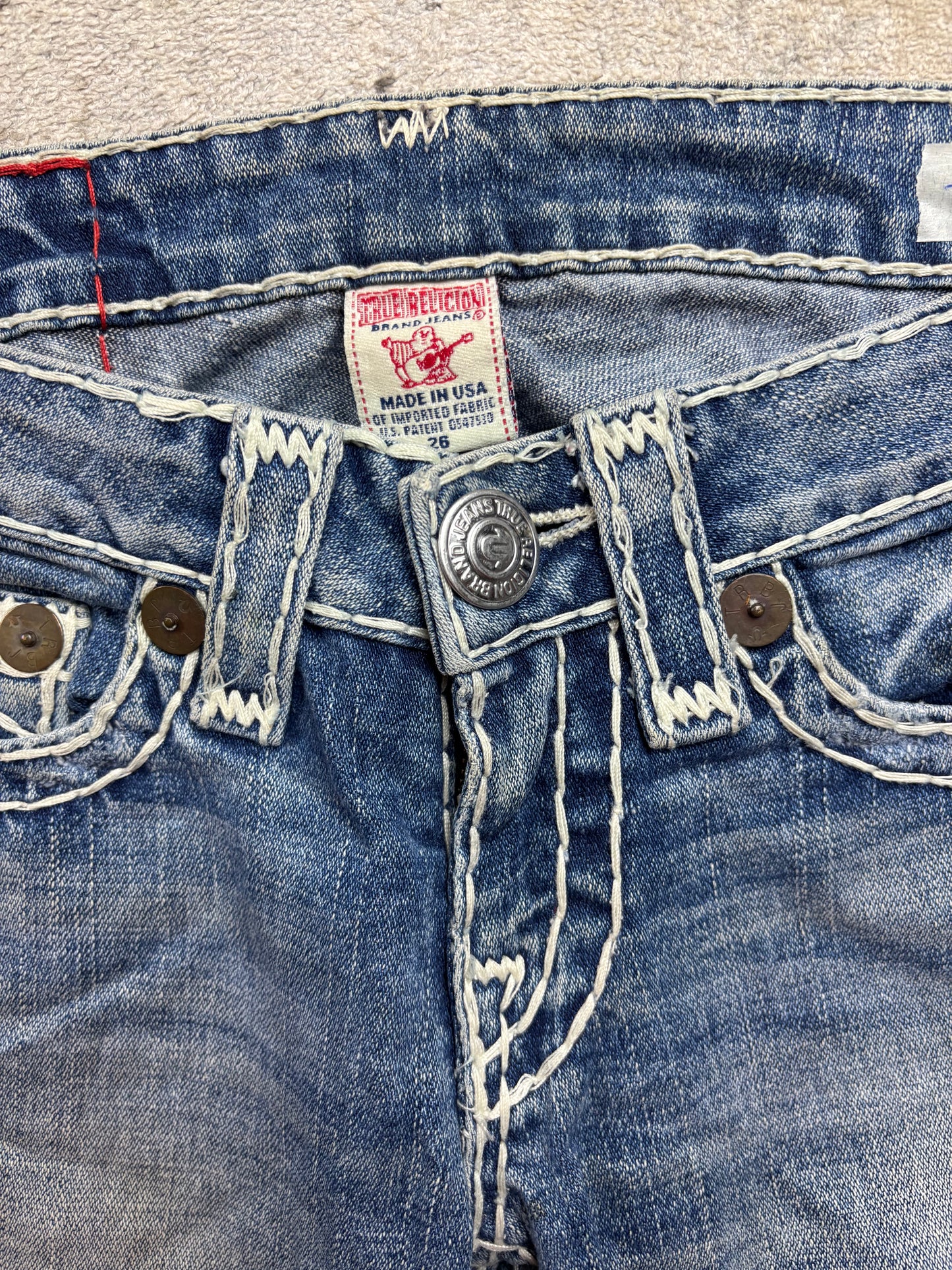 TRUE RELIGION JEANS W26 L32 #TR5