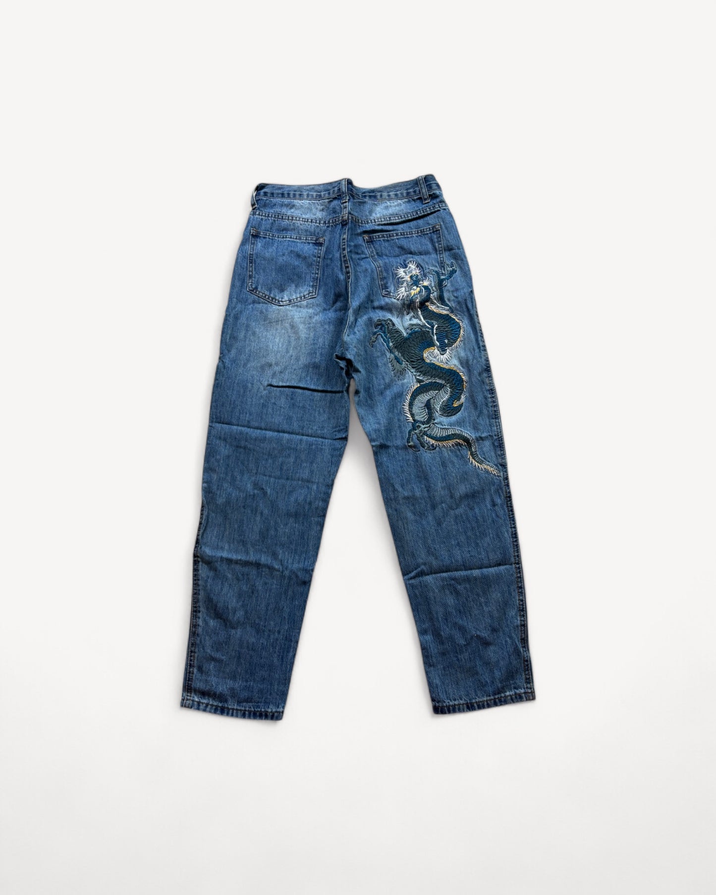 JAPANESE EMBROIDERED DENIM W30 L30 #JAP1.1