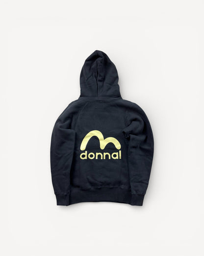 EVISU BLACK HOODIE (S)