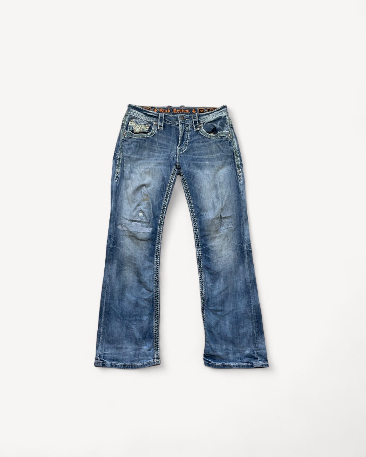 ROCK REVIVAL JEANS W32 L32 #RR7