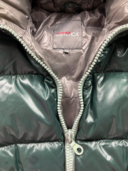 DUVETICA GREEN PUFFER JACKET (S-M)