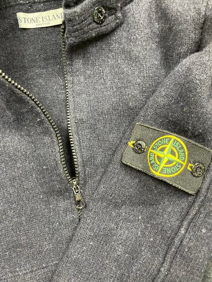 STONE ISLAND ZIP UP KNIT (M)