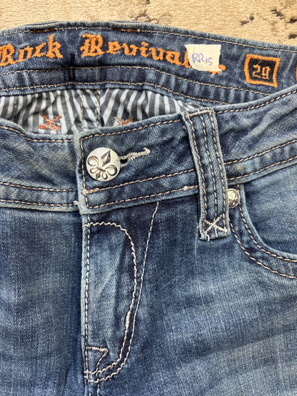 ROCK REVIVAL JEANS W29 L32 #RR15