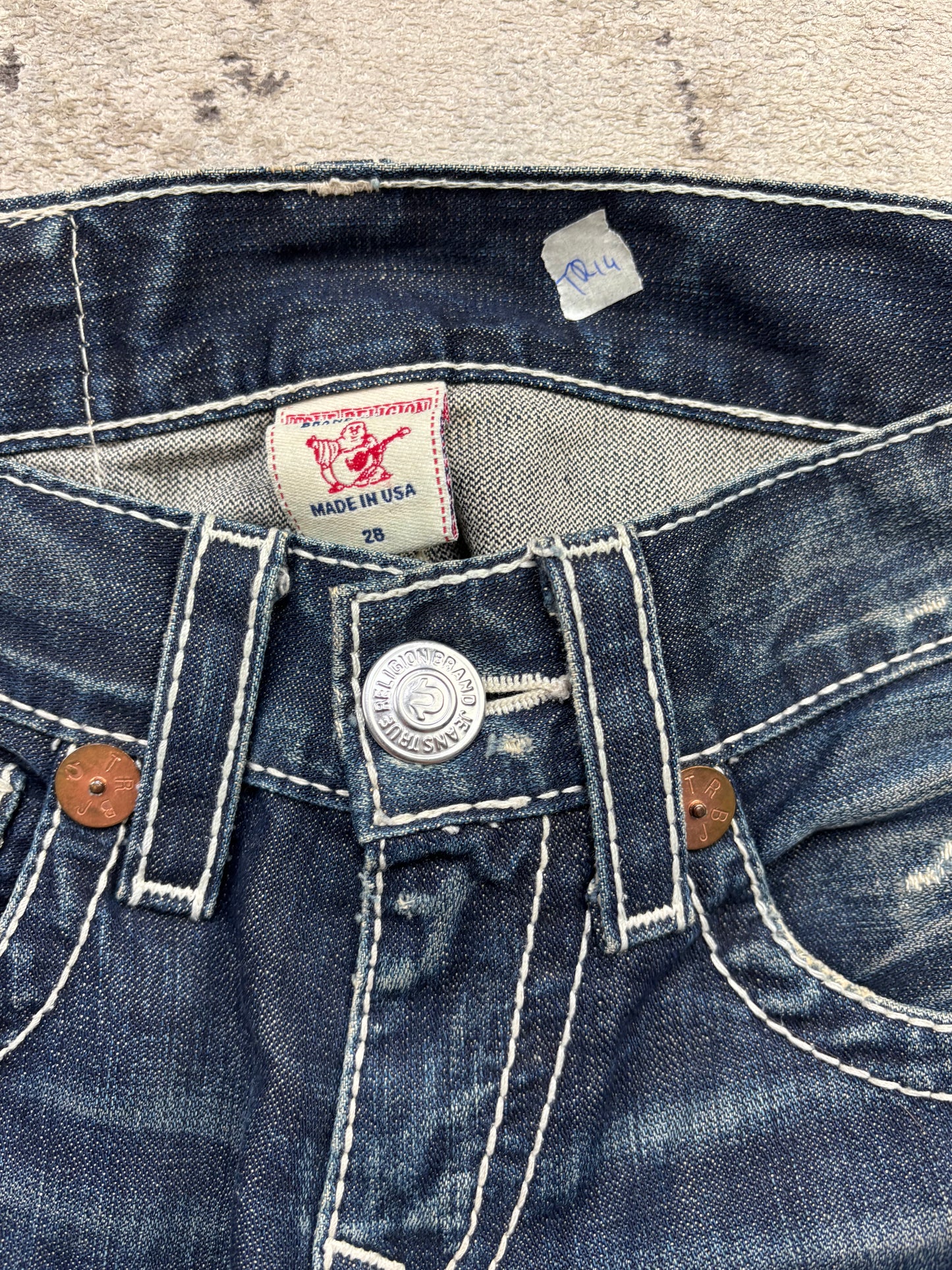 TRUE RELIGION JEANS W28 L34 #TR14