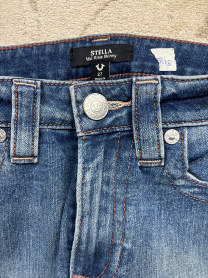 TRUE RELIGION JEANS W27 L32 #TR15