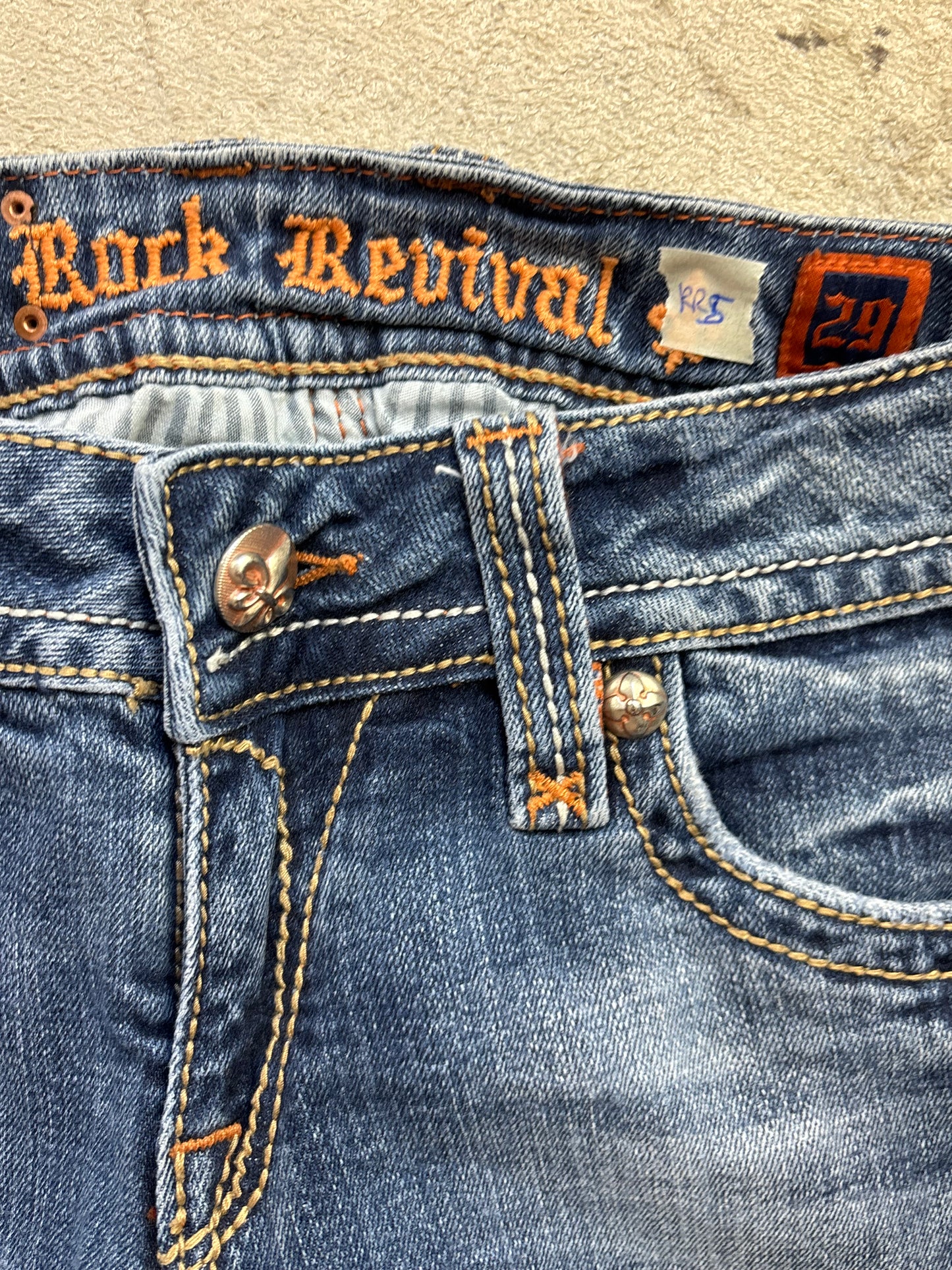 ROCK REVIVAL JEANS W29 L32 #RR5