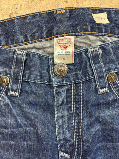 TRUE RELIGION JEANS W34 L32 #TR65