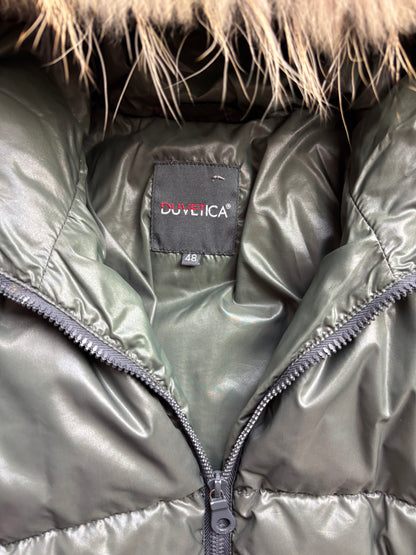 DUVETICA GREEN PUFFER JACKET (M)