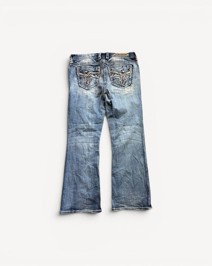 ROCK REVIVAL JEANS W32 L32 #RR32