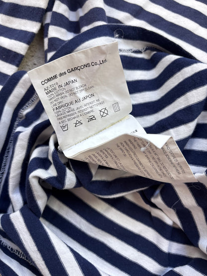 CDG PLAY STRIPED LONGSLEEVE (S)