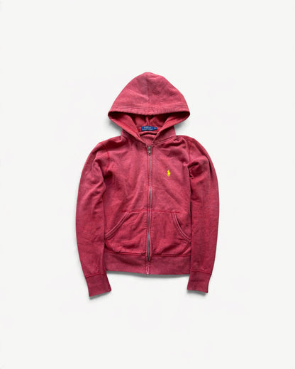 RALPH LAUREN ZIP UP HOODIE (XS)