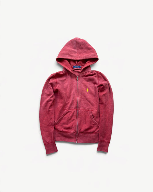 RALPH LAUREN ZIP UP HOODIE (XS)