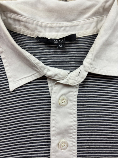 GUCCI GREY POLO SHIRT (M)