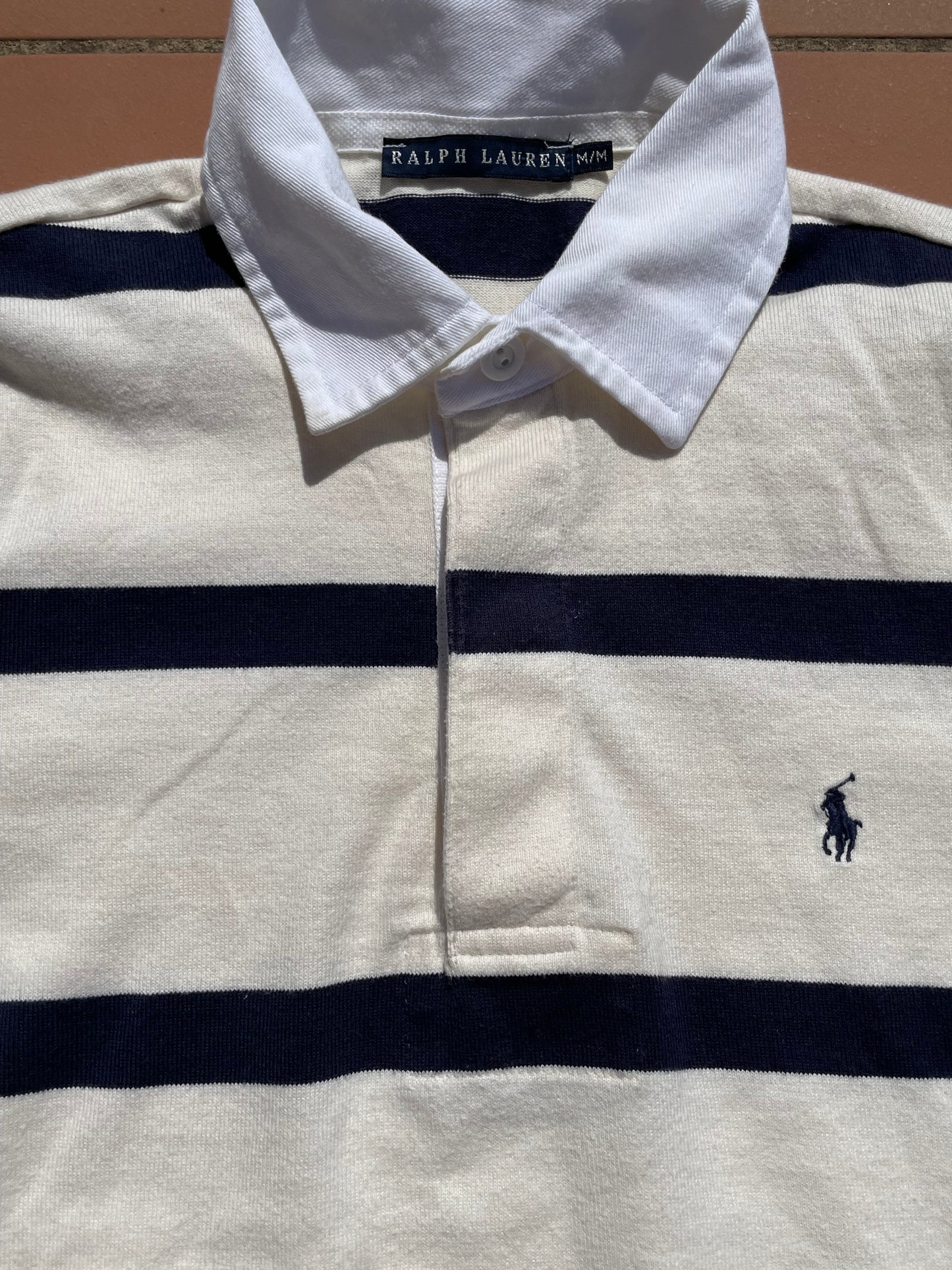 RALPH LAUREN POLO SHIRT STRIPED (XS/S)