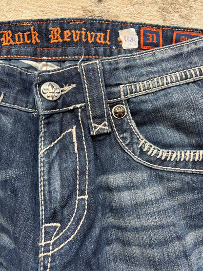 ROCK REVIVAL JEANS W31 L32 #RR24