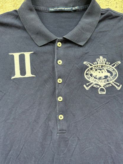 RALPH LAUREN POLO SHIRT NAVY (S)