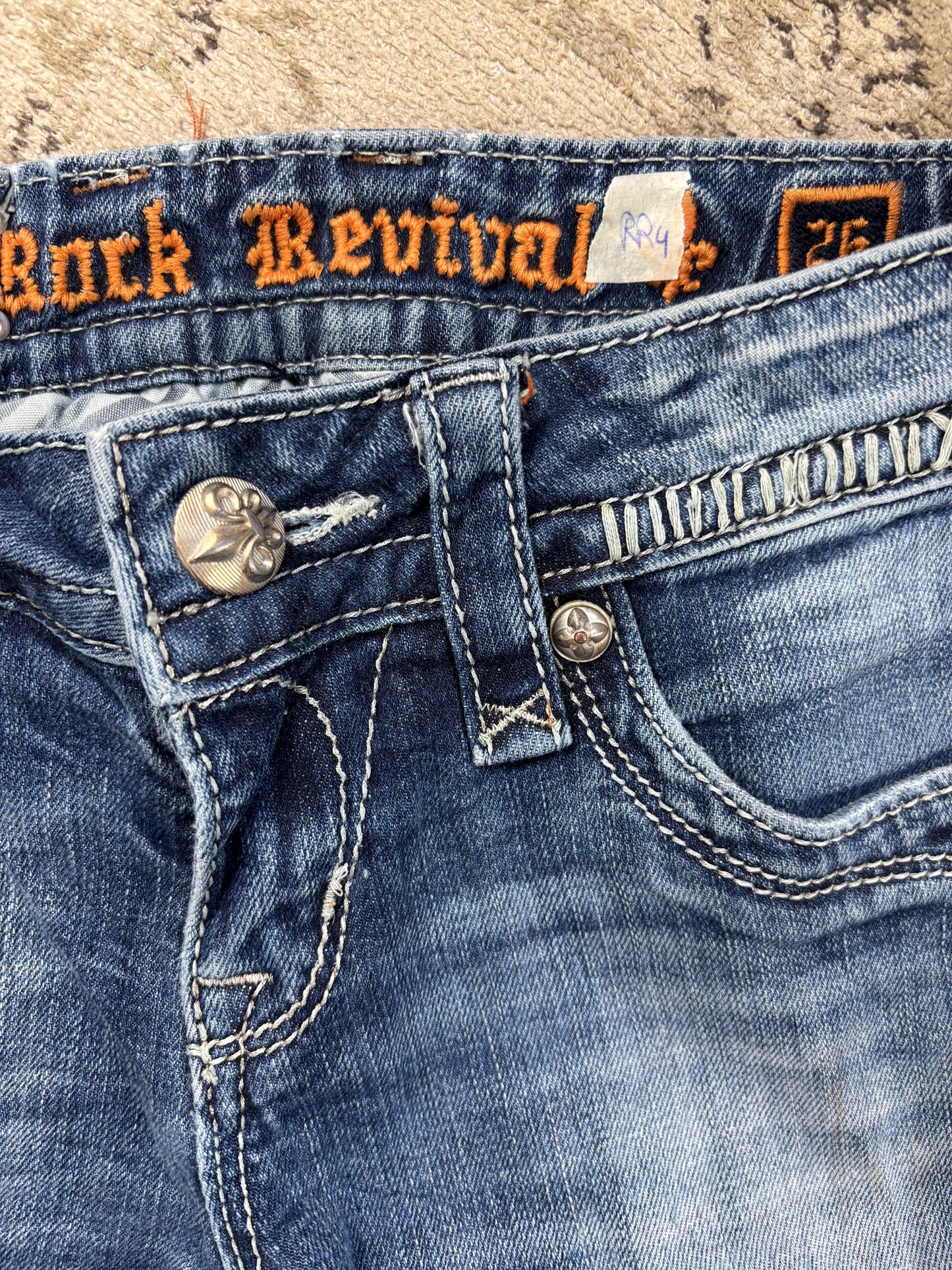 ROCK REVIVAL JEANS W26 L30 #RR4