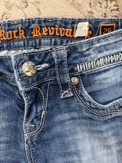 ROCK REVIVAL JEANS W26 L30 #RR4
