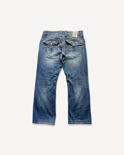 ROCK REVIVAL JEANS W36 L32 #RR26