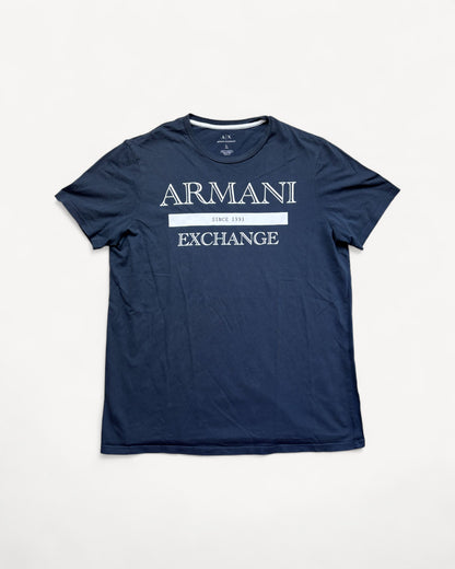 ARMANI NAVY T-SHIRT (L)