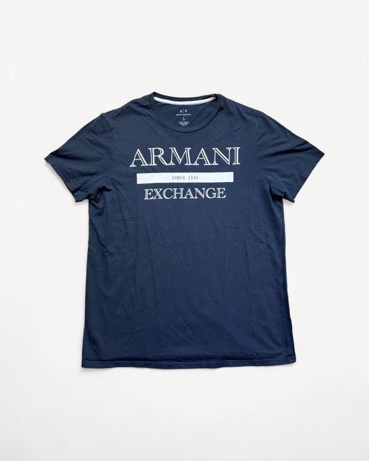 ARMANI NAVY T-SHIRT (L)