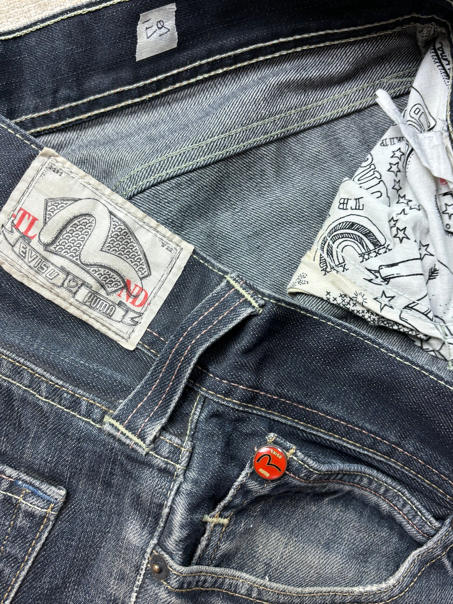 EVISU JEANS W34 L32 #E9