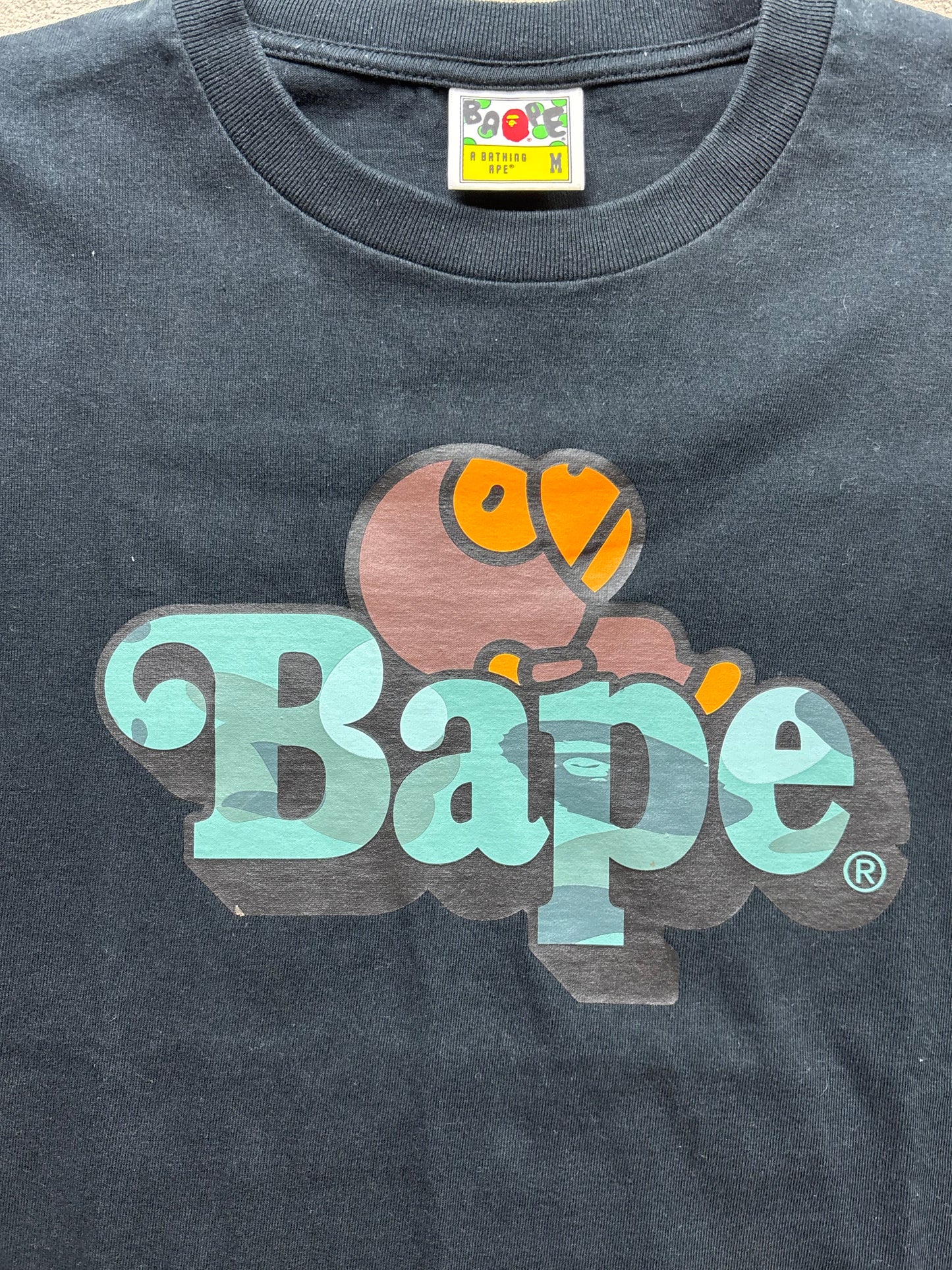BAPE BLACK T-SHIRT (M)