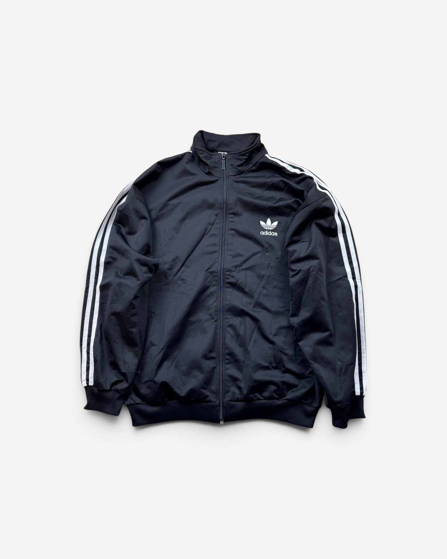 ADIDAS BLACK ZIP UP VEST (L)
