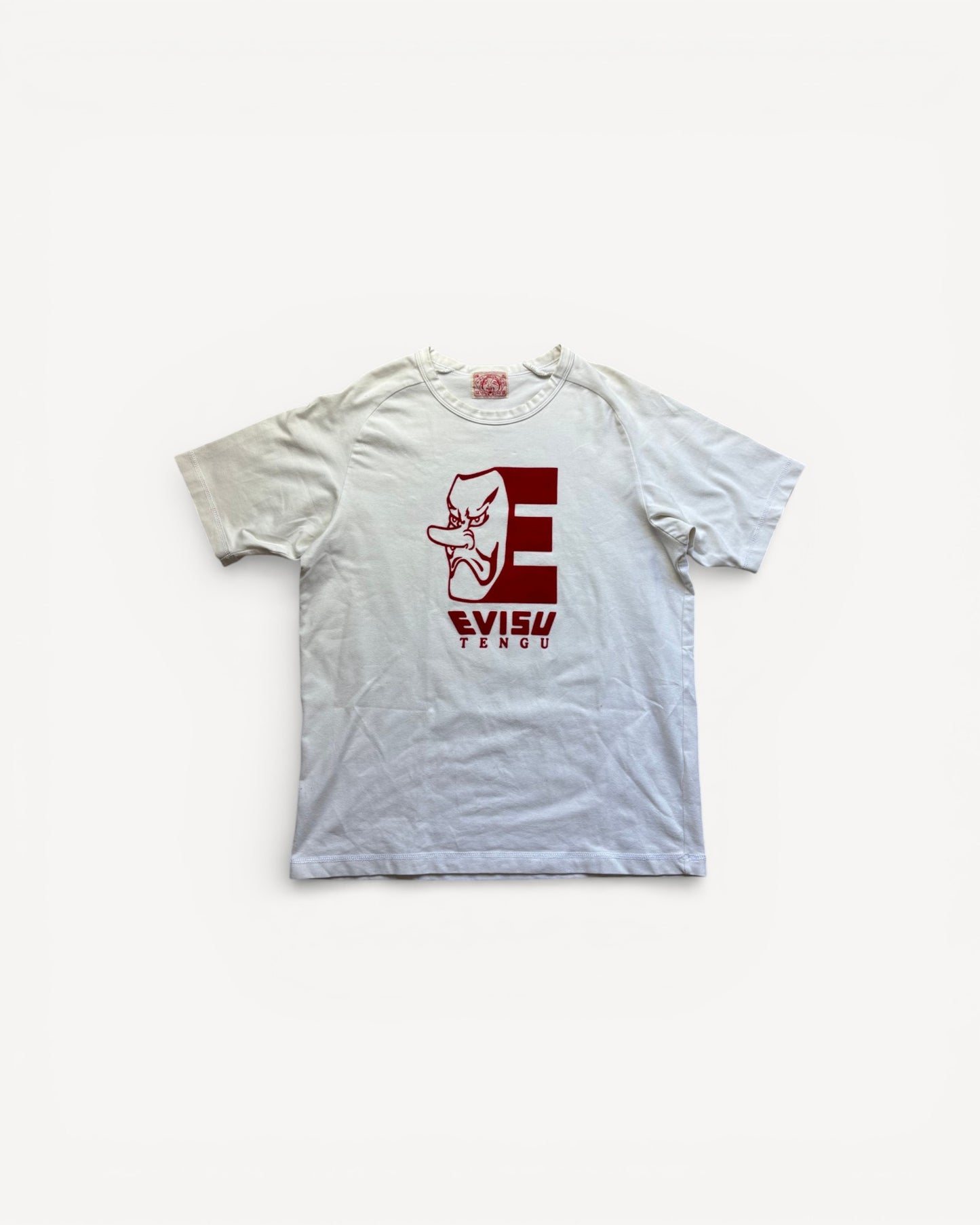 EVISU WHITE T-SHIRT (M)
