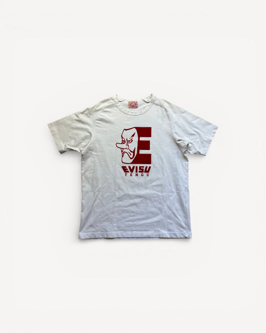 EVISU WHITE T-SHIRT (M)