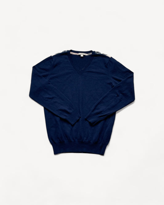 BURBERRY NAVY KNIT (S)