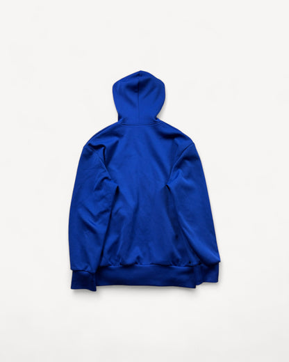 CDG PLAY BLUE ZIP UP HOODIE (L)