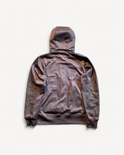 NIKE BROWN ZIP UP HOODIE (S/M)