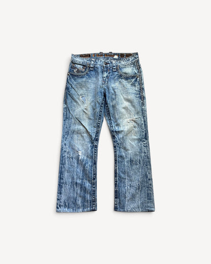 ROCK REVIVAL JEANS W32 L30 #RR21