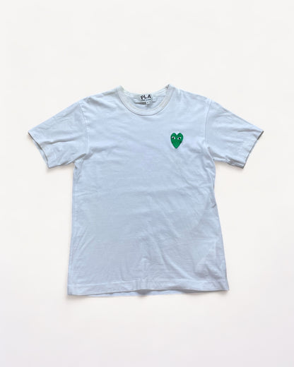 CDG PLAY GREEN T-SHIRT (S)