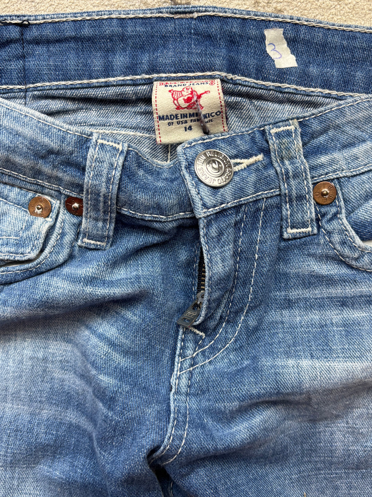 TRUE RELIGION JEANS W24 L30 #TR3
