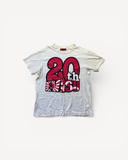 EVISU WHITE T-SHIRT (M)