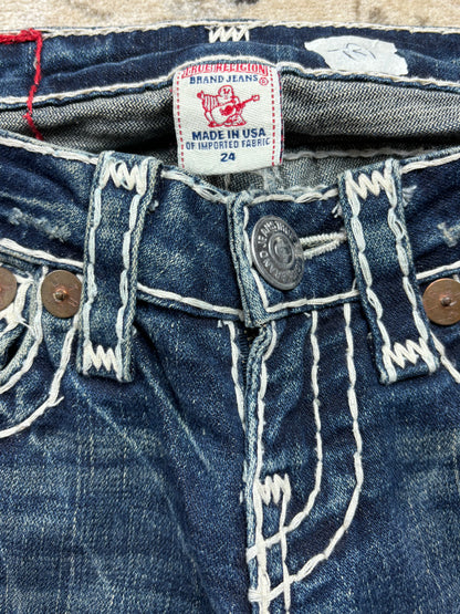 TRUE RELIGION JEANS W24 L30 #TR1