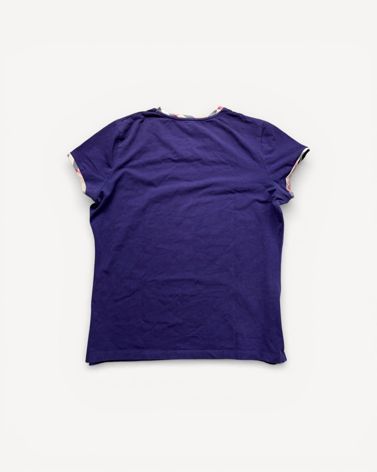 BURBERRY PURPLE T-SHIRT (S)