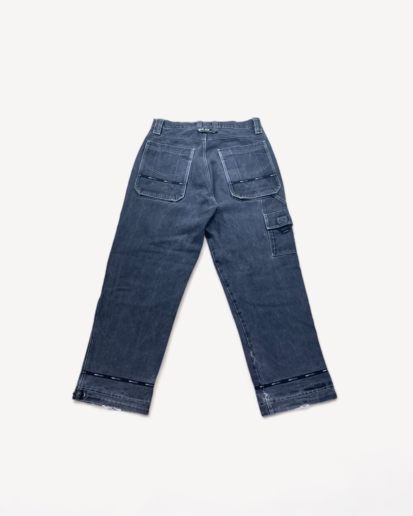 HIP HOP BAGGY JEANS W32 L32 #H6