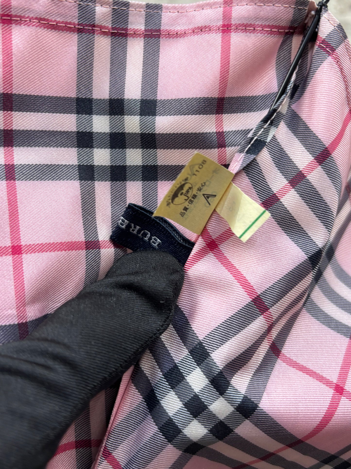 BURBERRY PINK MONOGRAM UMBRELLA