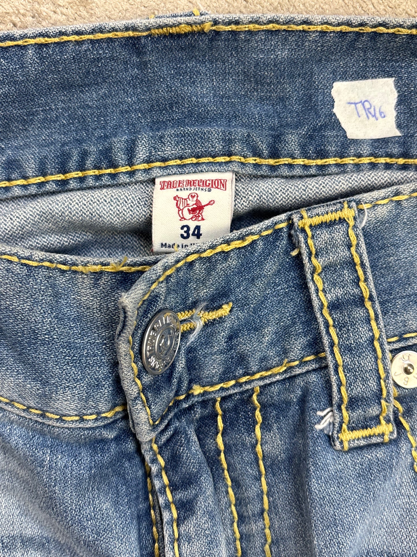 TRUE RELIGION JEANS W34 L32 #TR16