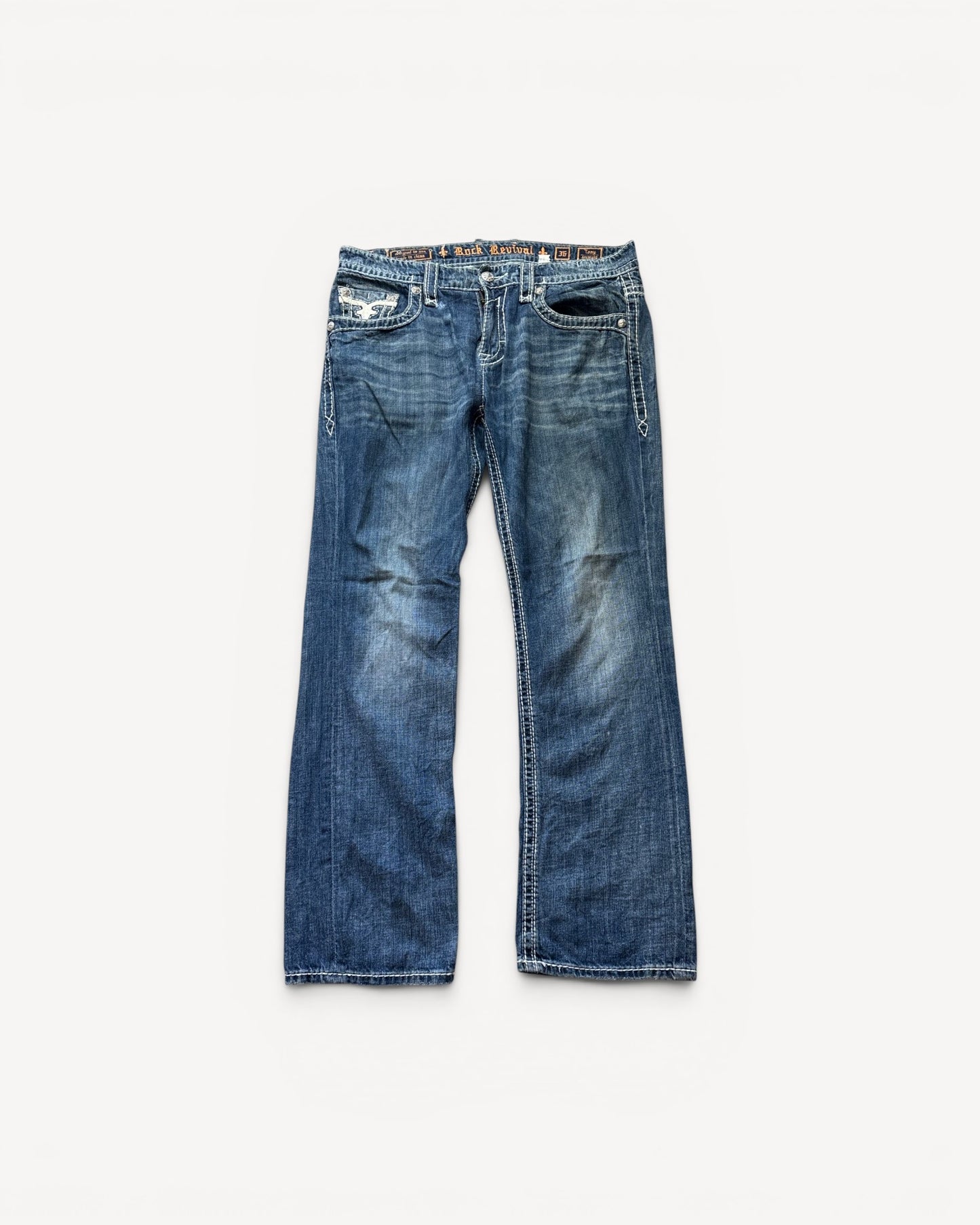 ROCK REVIVAL JEANS W36 L34 #RR53