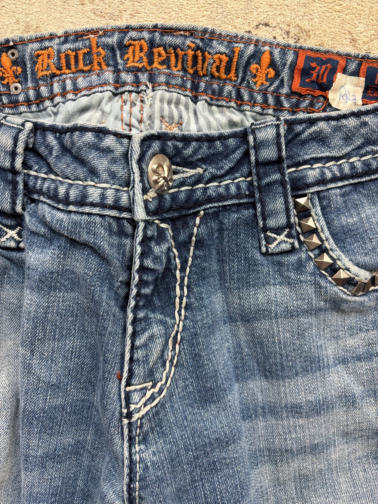 ROCK REVIVAL JEANS W30 L32 #RR7