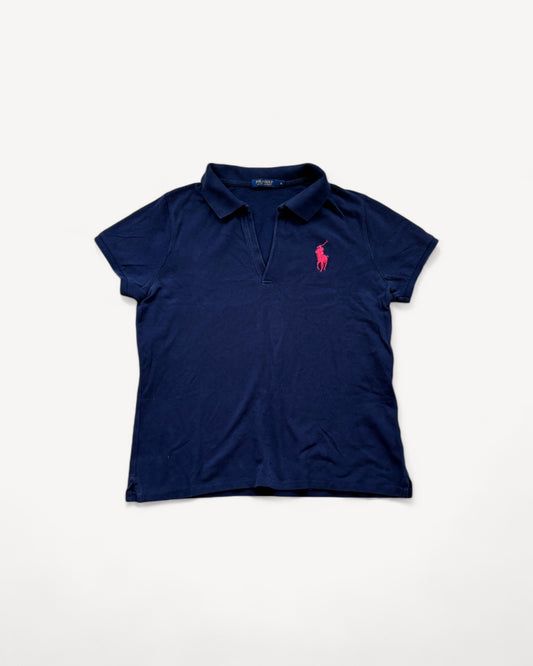 RALPH LAUREN POLO SHIRT NAVY (S)